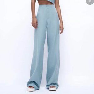 Zara Powder Blue Light Weight Trouser